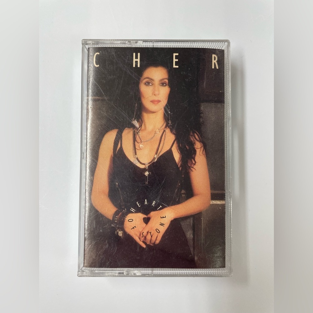 Cher-Heart Of Stone-Cassette Tape 1989 Geffen Records Great Condition Vintage